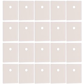 VGOL Lot de 100 Joints Isolants en Mica pour Transistors Et Diodes TO247/TO3P/TO218 20 X 25 X 0