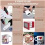 Oidnvay 70 PièCes Film Emballage RéTractable par Sublimation 5X10 Pouces Film RéTractable Transfert Chaleur Sacs D'Emballage RéT