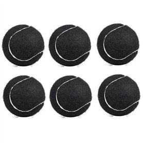Micvtve 6 PièCes SéRies/Paquet Balles de Tennis Balles D'EntraîNement éLastiques RéSistantes à l'usure 66Mm Dames DéButants Prat