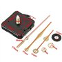 Micvtve 10 PièCes SéRies Bricolage Mouvement Silencieux Mains Mur Horloge à Quartz MéCanisme de Mouvement Outils de RéParation P