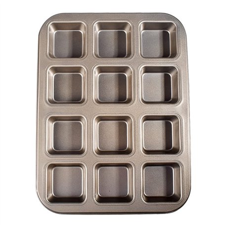 Tbkoly 12 tasses carrées Mini pain