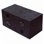 Micvtve Boîte de haut-parleur 16,5 cm - Boîte de haut-parleur scellée universelle pour voiture - Caisson de basses pour voiture