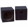 Micvtve Boîte de haut-parleur 16,5 cm - Boîte de haut-parleur scellée universelle pour voiture - Caisson de basses pour voiture