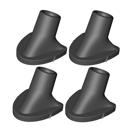 Erpmlyo Lot de 4 Pieds de Rechange pour Support de Sac de Golf Pieds de Sac de Golf Remplacement pour Sac de Golf Pièces de Rech