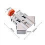 BOFRHME 4 Pinces de Positionnement de Charpentier pour Épissage de Panneaux de Bois Clips de Fixation à Angle Droit à 90 Degrés 