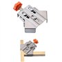 BOFRHME 4 Pinces de Positionnement de Charpentier pour Épissage de Panneaux de Bois Clips de Fixation à Angle Droit à 90 Degrés 