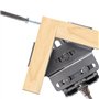 BOFRHME 4 Pinces de Positionnement de Charpentier pour Épissage de Panneaux de Bois Clips de Fixation à Angle Droit à 90 Degrés 