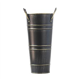 BOFRHME 2 Pièces Porte-Parapluie en Métal Support de Seau de Fleurs Françaises Seau de Parapluie de Sol Support de Rangement de