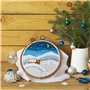 BOFRHME 4 Pièces 8,4 Pouces Cadre de Broderie Antique en Plastique en Vrac Cercle Cercles à Broder