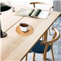 Haptufer 4 PièCes SéRies Dessous de Plateaux en Rotin pour Plaques Chaudes IsoléEs, Support de Pot pour Table, Tapis RéSistants 