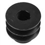 Giilayky Poulie à Courroie en V AléSage Double Rainure pour Moteurs 168F 170F GX110 GX120 GX160 GX200 7HP ATV Go Kart
