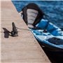 Giilayky 6 PièCes Taquet de Bateau Noir Taquets de Taquets de Quai de Bateau Taquet de Canoë Taquets en Nylon de 4 Pouces pour A