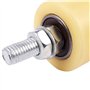 2PCS 50X70Mm PP en Acier Plat Roulement une Rouleaux Roue de Guidage 6201 M12 Vis pour Porte Coulissante éLectrique