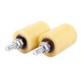 2PCS 50X70Mm PP en Acier Plat Roulement une Rouleaux Roue de Guidage 6201 M12 Vis pour Porte Coulissante éLectrique