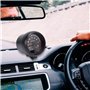 Niejgay Universel 3,75 Pouces 12V LED Blanche Retro-Eclairee Jauge Tachymetre avec Voyant De Changement De Rouge pour Voiture a 