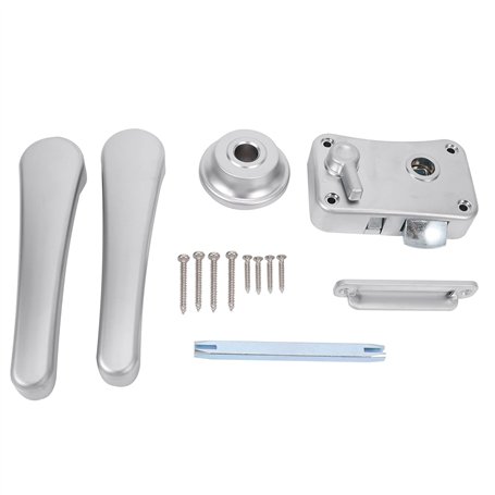 RV Serrure de Porte de Toilette Salle de Bain Serrure de Porte Caravane Bateau Loquet PoignéE Serrure RV Accessoires