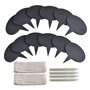 Tiamu 18Pcs Mini Tableau Ardoise Craie pour Buffet, Mariage, Fête, Marqueurs à Fromage pour Plateau de Charcuterie, Mini Panneau