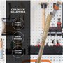 Qeunrtiy 12 PièCes Meule de Meule 4.0Mm Plaqué Titane AffûTage Roues TronçOnneuse AffûTeuse Pierre Kit éLectrique