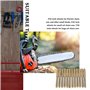 Qeunrtiy 12 PièCes Meule de Meule 4.0Mm Plaqué Titane AffûTage Roues TronçOnneuse AffûTeuse Pierre Kit éLectrique