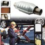 avec Port O2 et Bouclier Thermique 53004 Convertisseur Catalytique