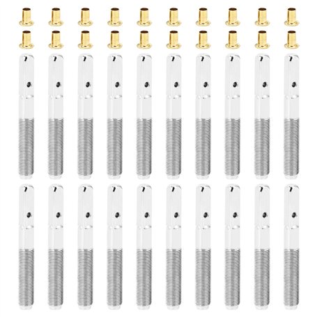 Lobamop Lot de 20 clous en gel pour harpe et harpe avec 20 rivets pour lyre