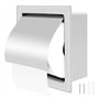 Juwacoo Porte Papier Hygiénique en Acier Inoxydable Intégré