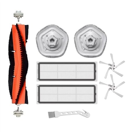 Kit de PièCes de Rechange pour Xiaomi Dreame W10 W10 Pro Robot Aspirateur Brosse LatéRale Principale Vadrouille Tissu Filtre Hep