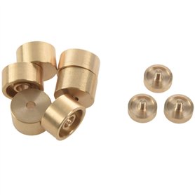 Lobamop 1 de trompettes valve doigt boutons trompette pièces accessoires instrument musique accessoires pour trompette or