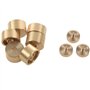 Lobamop 1 de trompettes valve doigt boutons trompette pièces accessoires instrument musique accessoires pour trompette or