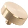 Lobamop 1 de trompettes valve doigt boutons trompette pièces accessoires instrument musique accessoires pour trompette or