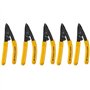 Hopbucan Lot de 5 pinces à dénuder 3 ports en fibre optique / / câble FTTH Outils de dénudage de fibre optique