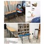 EIAOSI Solide Skateboard Support Skateboard Chaise Pied Support Chaussure Changer Pied Accessoires