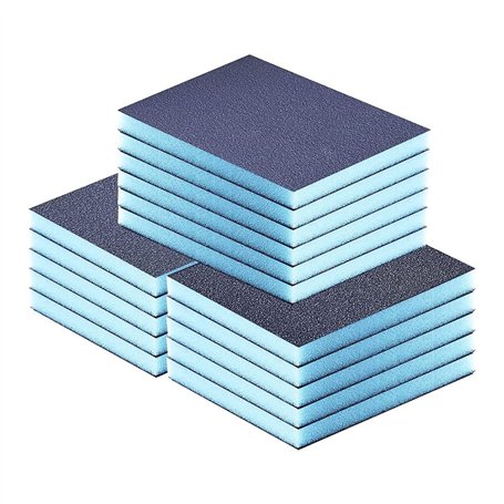 Qeunrtiy Lot de 16 éponges abrasives