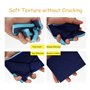 Qeunrtiy Lot de 16 éponges abrasives, réutilisables et lavables pour plastique, métal (100, 120, 220)