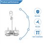 FITTG 206 206 Cc Sangle D'Arrêt De Charnière De Porte 5Dr 3Dr Droite/Gauche Argent Métallique