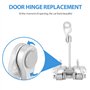FITTG 206 206 Cc Sangle D'Arrêt De Charnière De Porte 5Dr 3Dr Droite/Gauche Argent Métallique