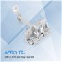 FITTG 206 206 Cc Sangle D'Arrêt De Charnière De Porte 5Dr 3Dr Droite/Gauche Argent Métallique