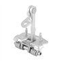 FITTG 206 206 Cc Sangle D'Arrêt De Charnière De Porte 5Dr 3Dr Droite/Gauche Argent Métallique