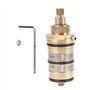 Smallterm Cartouche Thermostatique en Laiton pour Robinet Mélangeur, Barre et Mitigeur de Douche