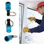 Hopbucan Lot de 12 porte-embouts hexagonaux de 6,35 mm, porte-clé, barre d'extension pour tournevis, adaptateur de douille