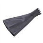 Nvanvmm Gants de sablage en caoutchouc noir à rayures abrasives pour armoire de sablage 65 x 30 cm