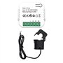 Niukuyu Tuya Smart Life ZigBee Compteur D'éNergie 80A avec Pince de Transformateur de KWh Moniteur de Statistiques D'éLectricité