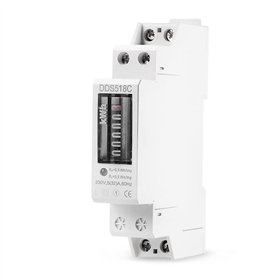 PRATYAHARA Compteur D'Énergie Électronique Domestique DDS518C Compteur D'Énergie Compteur de KWh Rail DIN Consommation Électriqu