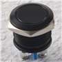Geieold Bouton Poussoir Interrupteur Noir 16mm 12V Pour Voiture Auto