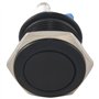 Geieold Bouton Poussoir Interrupteur Noir 16mm 12V Pour Voiture Auto