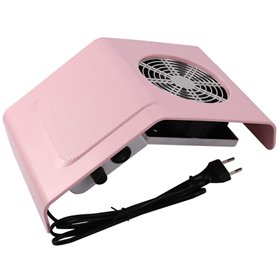 Geieold Nail Aspiration Collecteur de PoussièRe Ventilateur Aspirateur Manucure Machine Outils Art Manucure Salon Outils Rose EU
