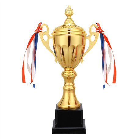 Tiamu Coupe Trophée d'or Hauteur 29cm