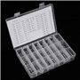 Swiixxer Lot de 280 goupilles cylindriques élastiques en acier inoxydable M1,5 M2 M2,5 M3 M5 M6 M8 Chevilles