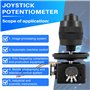 FutureHight Potentiomètre Joystick 4 axes - Commande par touche pour potentiomètre à bascule étanche -D400X-R4 10K 4D