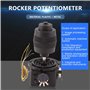 FutureHight Potentiomètre Joystick 4 axes - Commande par touche pour potentiomètre à bascule étanche -D400X-R4 10K 4D